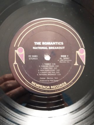 Vinilo Romantics National Breakout