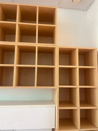 Taquillas de madera (5 unidades)