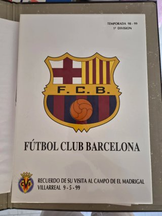 Azulejo FC Barcelona 98-99, conmemorativo vilareal
