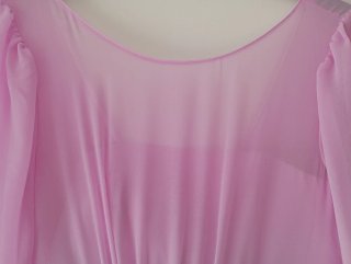 Vestido Valentina de fiesta rosa largo