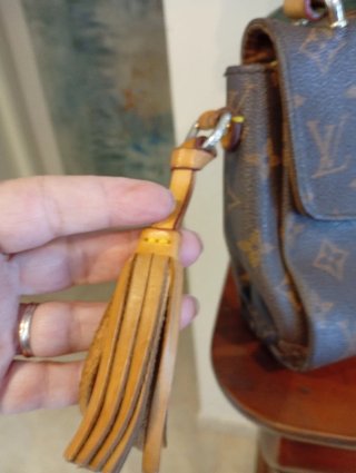 Bolso Louis Vuitton Vintage Marrón Dorado