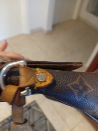 Bolso Louis Vuitton Vintage Marrón Dorado