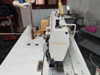 Máquina de coser SunStar triple arrastre