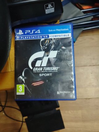 Volante FF Logitech Gran Turismo Sport PS4
