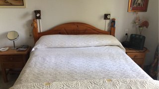 Cabecero de pino macizo