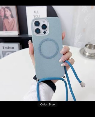 Funda iPhone 15 MagSafe con cordón