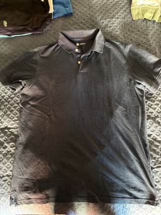 Polo Inesis Hombre Talla M Gris