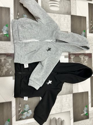 Conjunto 2 Sudaderas Bebé con Capucha