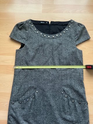 Vestido gris Blanco talla XL