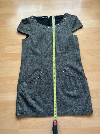 Vestido gris Blanco talla XL