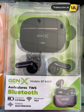 Auriculares GEN-X Bluetooth TWS BT-8408 - TRAD IA