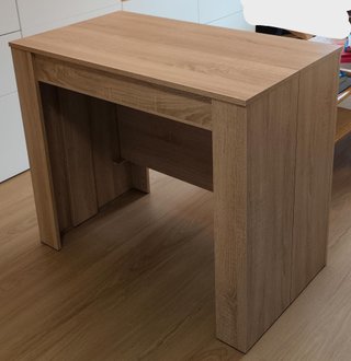Mesa Comedor Extensible Consola - Roble Canadian