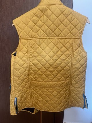 Chaleco Piel de Toro acolchado amarillo talla S