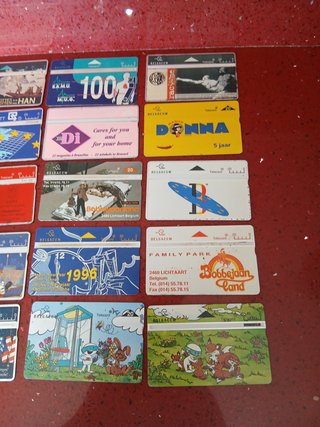 25 Schede Telefoniche Belgio