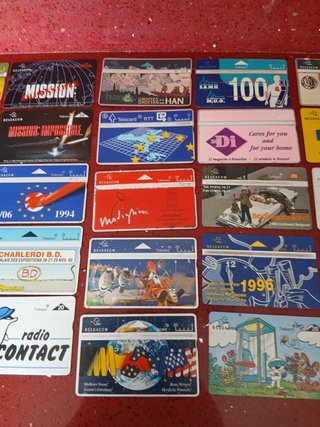 25 Schede Telefoniche Belgio
