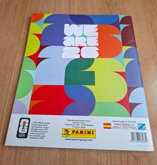 Álbum Mundial 2026 FIFA Panini promocional vacío
