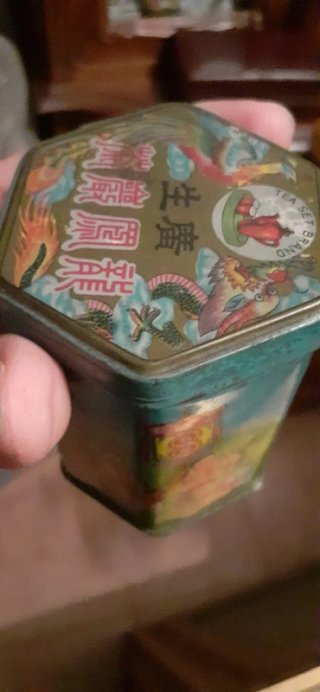 Scatola Latta Vintage Hong Sang Tea Co.
