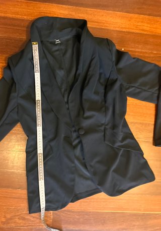 Chaqueta americana Shein negra Talla M