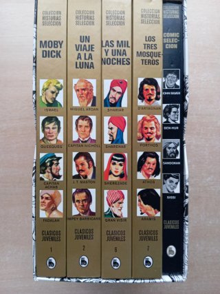 Colección Historias Selección. Cinco libros.