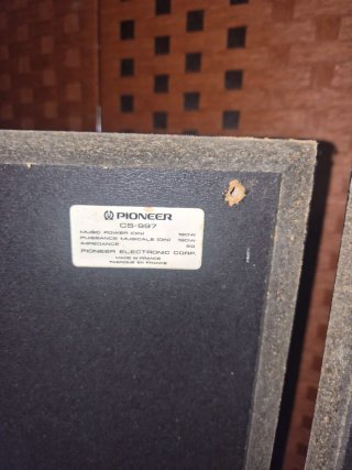 Altavoces Pioneer CS-997 Negros