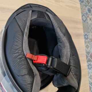 Casco BMW Moto Blanco Azul Rojo