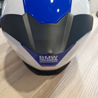 Casco BMW Moto Blanco Azul Rojo