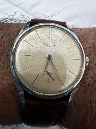 Reloj Longines Dorado y Marrón