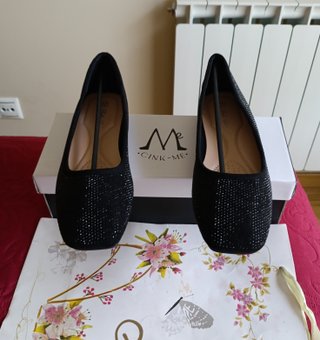 Bailarinas negras brillantes talla 38
