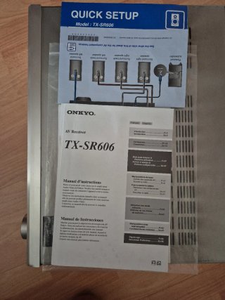 Receptor AV Onkyo TX-SR606 Plata