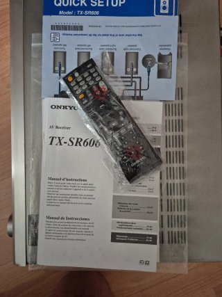 Receptor AV Onkyo TX-SR606 Plata