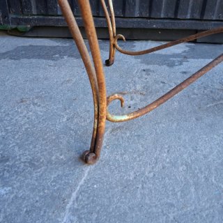 Mesa Hierro Forjado Estilo Francés