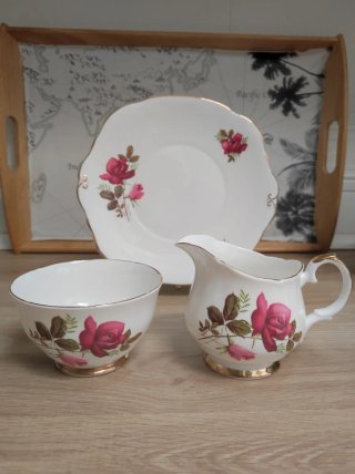 Set de té porcelana inglesa Harleigh