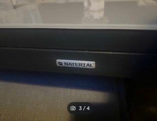 Mesa extensible ext cristal y metal 16 personas