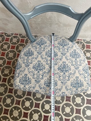 Silla de comedor tapizada estilo vintage