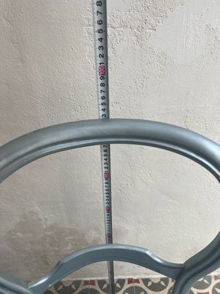 Silla de comedor tapizada estilo vintage