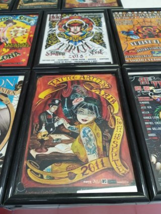 Carteles de Convención de Tatuajes Enmarcados
