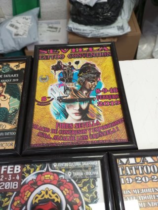 Carteles de Convención de Tatuajes Enmarcados