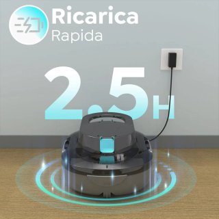 Robot pulitore piscina senza fili