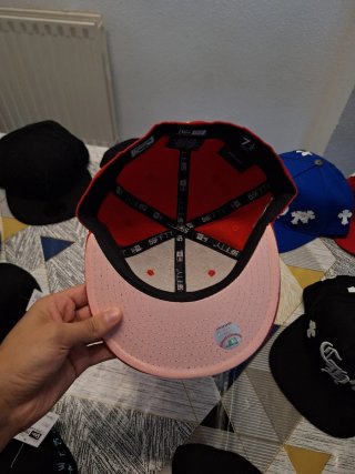 Gorra New Era 59Fifty Roja Rosa