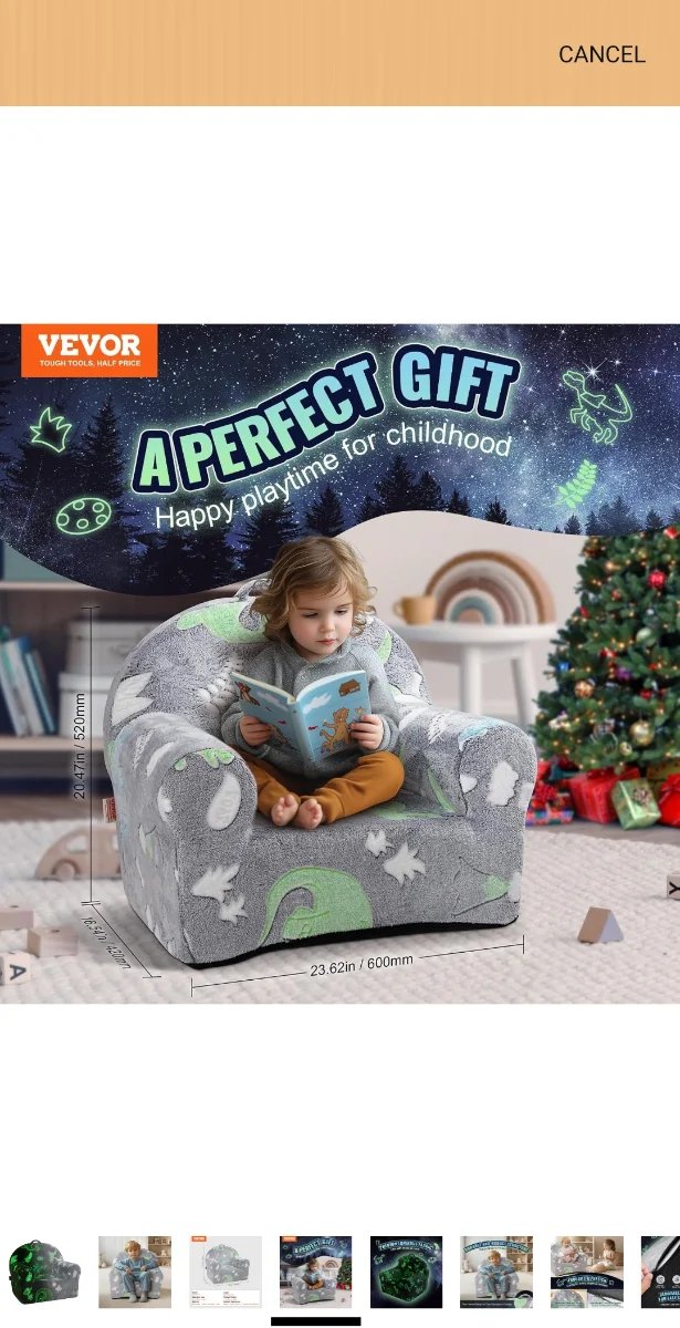 Silla sillon suave para niños