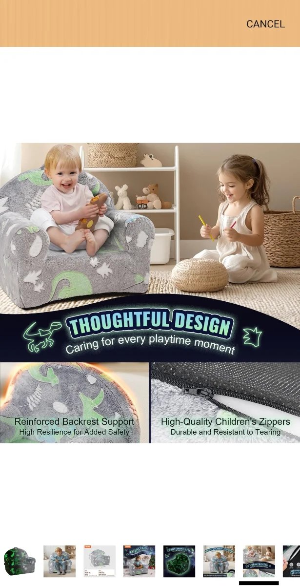 Silla sillon suave para niños
