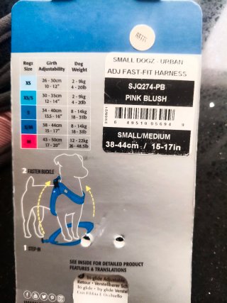 Arnés para perro Coaz Fast-Fit S/M