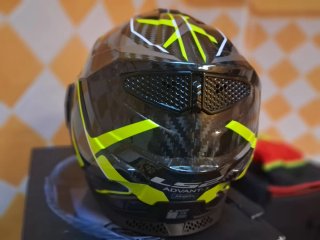Casco LS2 Carbon Negro/Amarillo