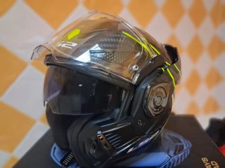 Casco LS2 Carbon Negro/Amarillo