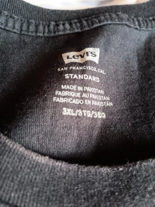 Camiseta Levi's Negra Talla 3XL