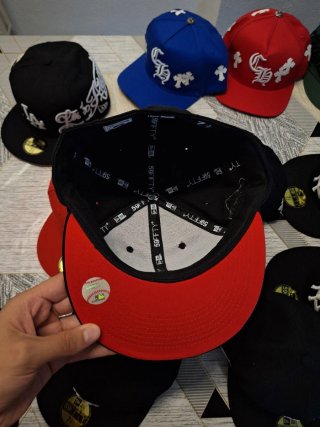 Gorra New Era 59Fifty Negra y Roja