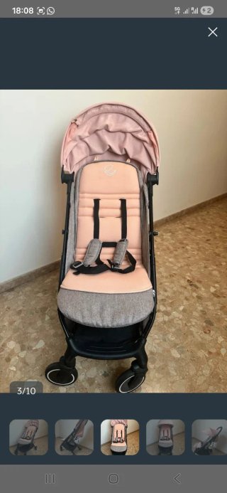 Silla de paseo Jane color rosa