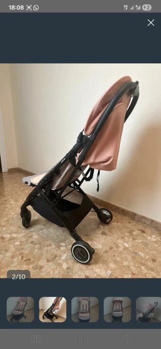Silla de paseo Jane color rosa