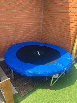 Colchoneta elástica exterior azul