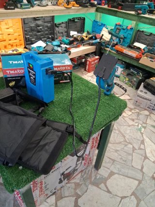 Batteria zaino 168V 20Ah + Decespugliatore